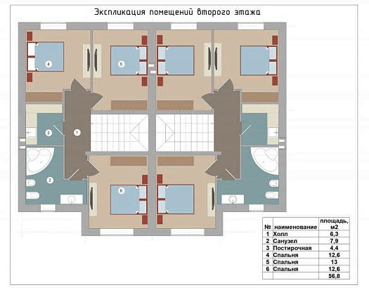 Д-2 Двухэтажный дуплекс на земельном участке от 4 соток