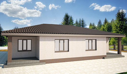 Д-1 Одноэтажный дуплекс на земельном участке 4 сотки