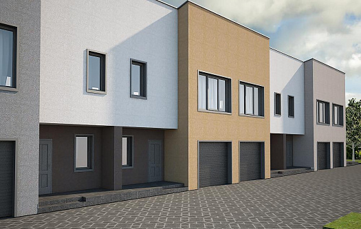 Т-6 двухэтажный таунхаус с гаражом на земельном участке от 2,5 сотки