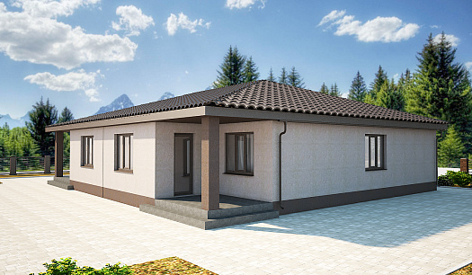 Д-1 Одноэтажный дуплекс на земельном участке 4 сотки