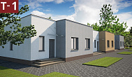Т-1 Одноэтажный таунхаус на земельном участке от 2,5 сотки