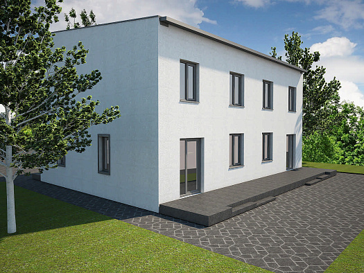 Д-2 Двухэтажный дуплекс на земельном участке от 4 соток