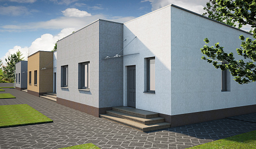 Т-1 Одноэтажный таунхаус на земельном участке от 2,5 сотки